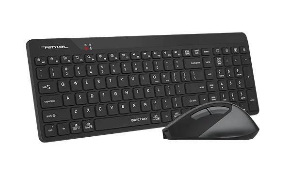 A4TECH FG2400 AIR2 Kablosuz Q Trk Sessiz Siyah Klavye - Mouse Set görsel 6