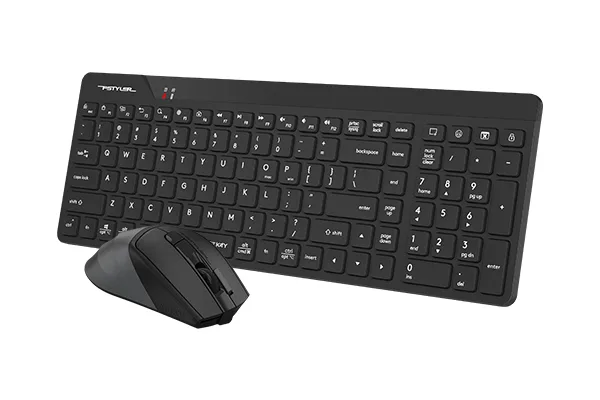 A4TECH FG2400 AIR2 Kablosuz Q Trk Sessiz Siyah Klavye - Mouse Set görsel 8