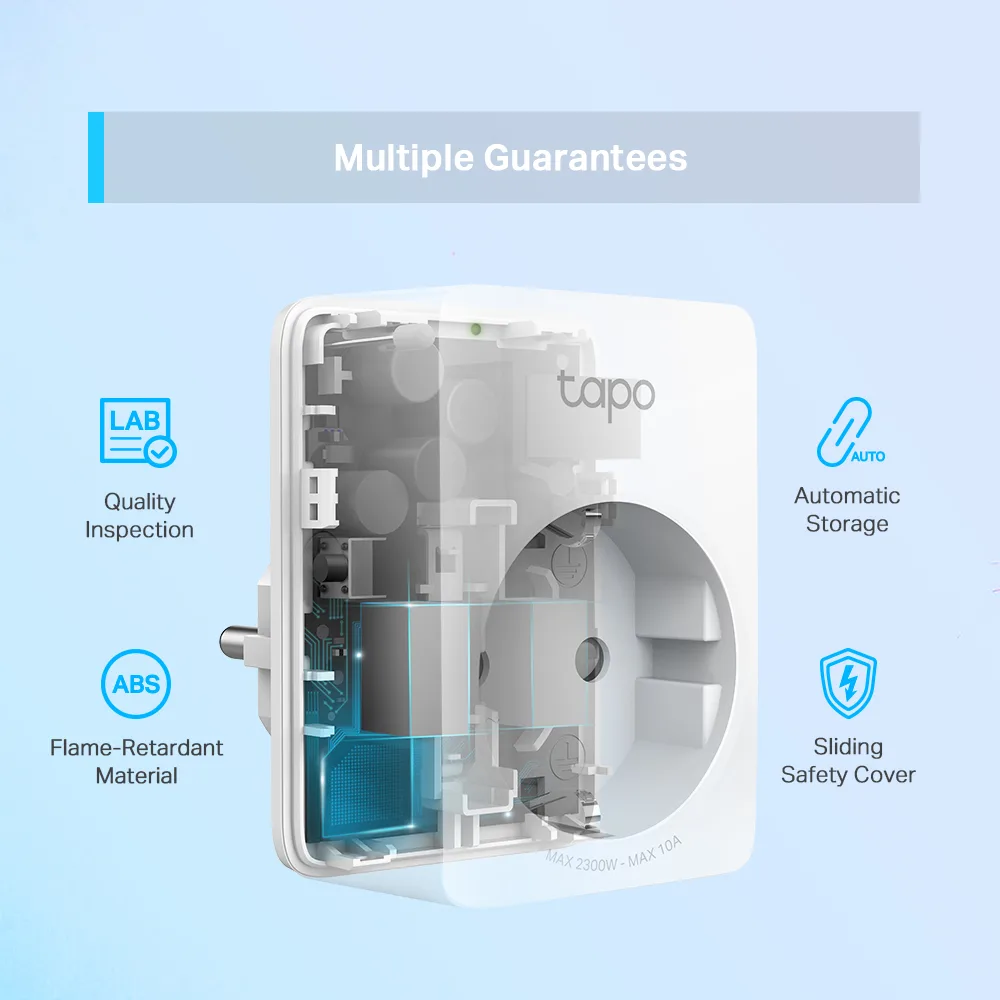 TP-LINK TAPO P100 Mını Wi-Fi Akıllı Priz 1-li paket görsel 5