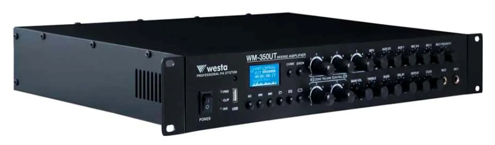 WESTA WM-350UT 6-bölgeli 350W 100V Mikser Amfi