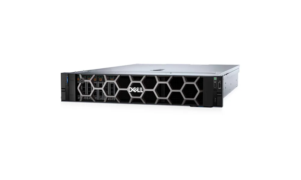 DELL R760 SILVER 2x4410Y 2x64GB RDIMM DDR5 RAM-2x480GB SSD-2x1400w 2U Rack Sunucu
