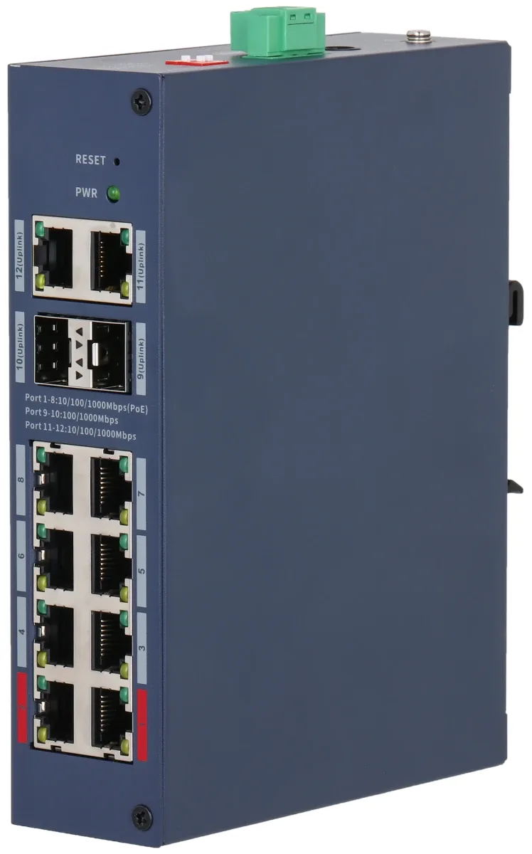 DAHUA 8port PoE 117w 2-SFP Gigabit Yönetilebilir Switch CHS4212-8GT-110