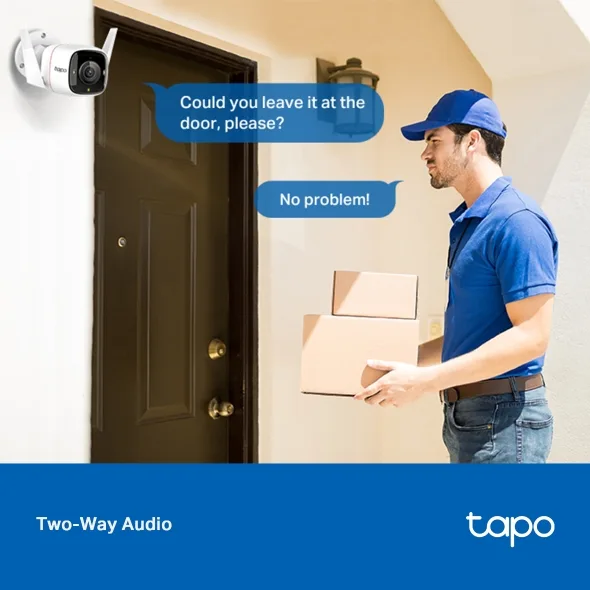 TP-LINK 2MP Bullet 3.3mm Kablosuz IP Kamera Tapo C320WS görsel 18