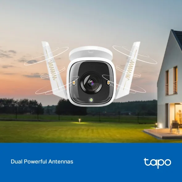 TP-LINK 2MP Bullet 3.3mm Kablosuz IP Kamera Tapo C320WS görsel 16