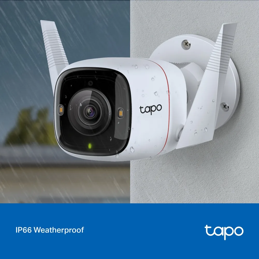 TP-LINK 2MP Bullet 3.3mm Kablosuz IP Kamera Tapo C320WS görsel 14