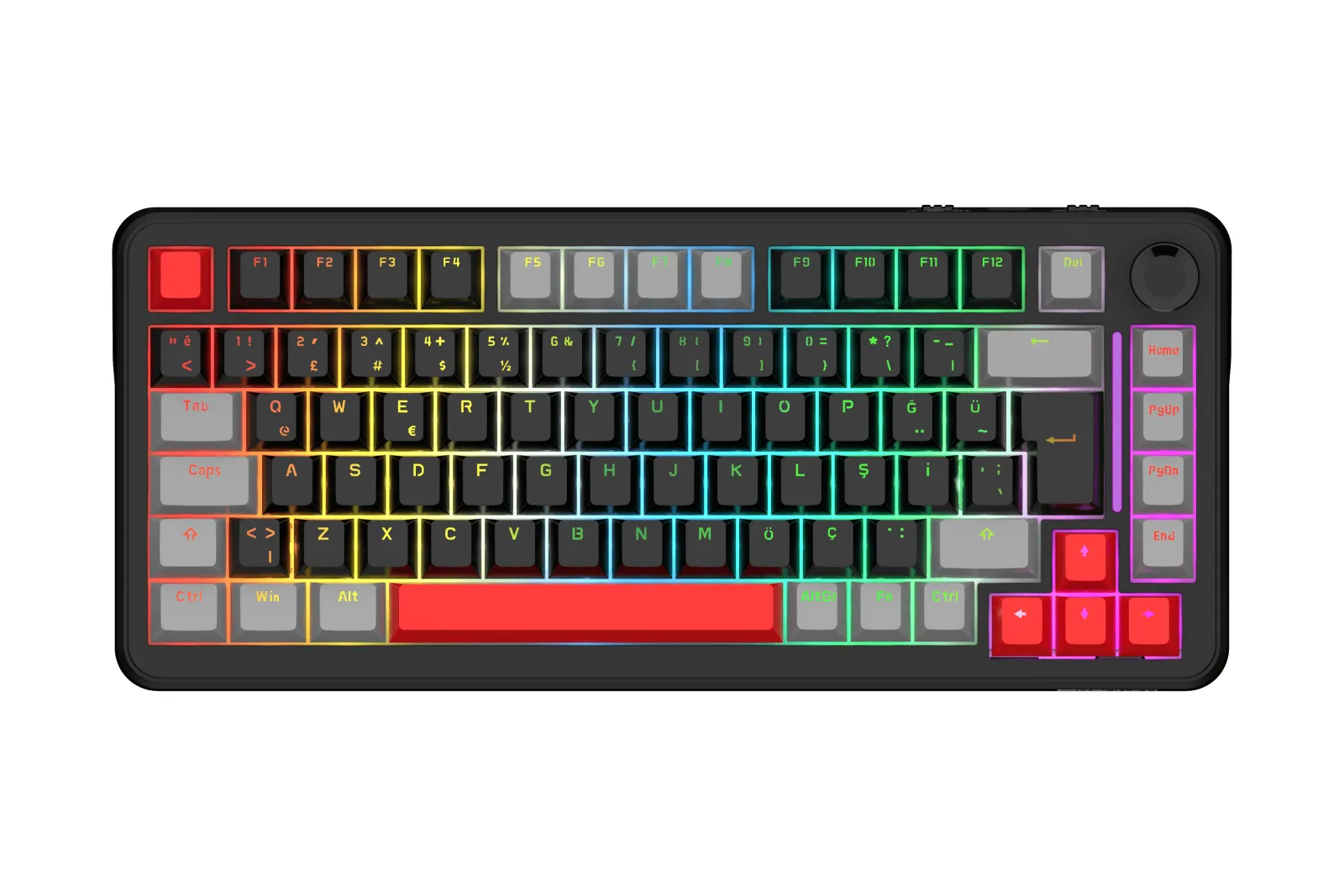 QUANTUM MECHACORE Kablolu USB Q Trk RGB Gaming Klavye görsel 9