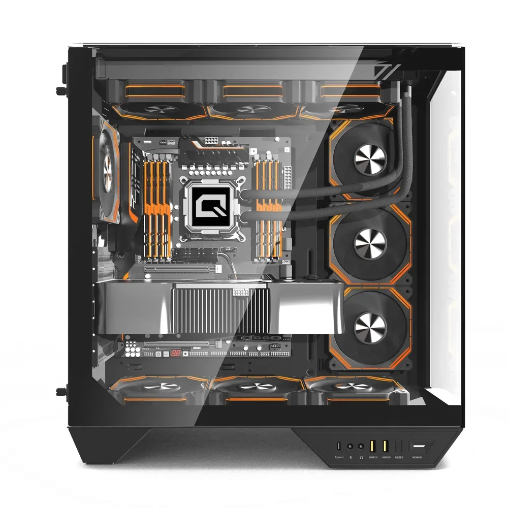 QUANTUM PROXİMA 850W 4x120mm ARGB Gaming PC Kasası görsel 2