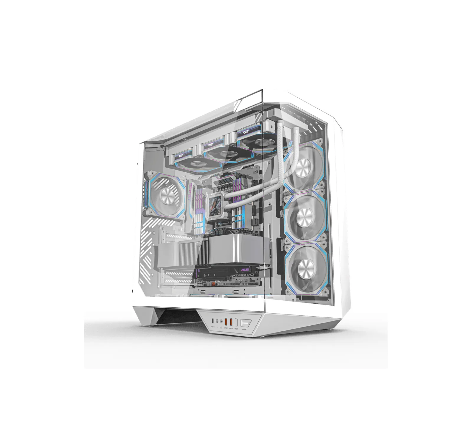 QUANTUM PROXİMA 850W 4x120mm ARGB Gaming PC Kasası Beyaz