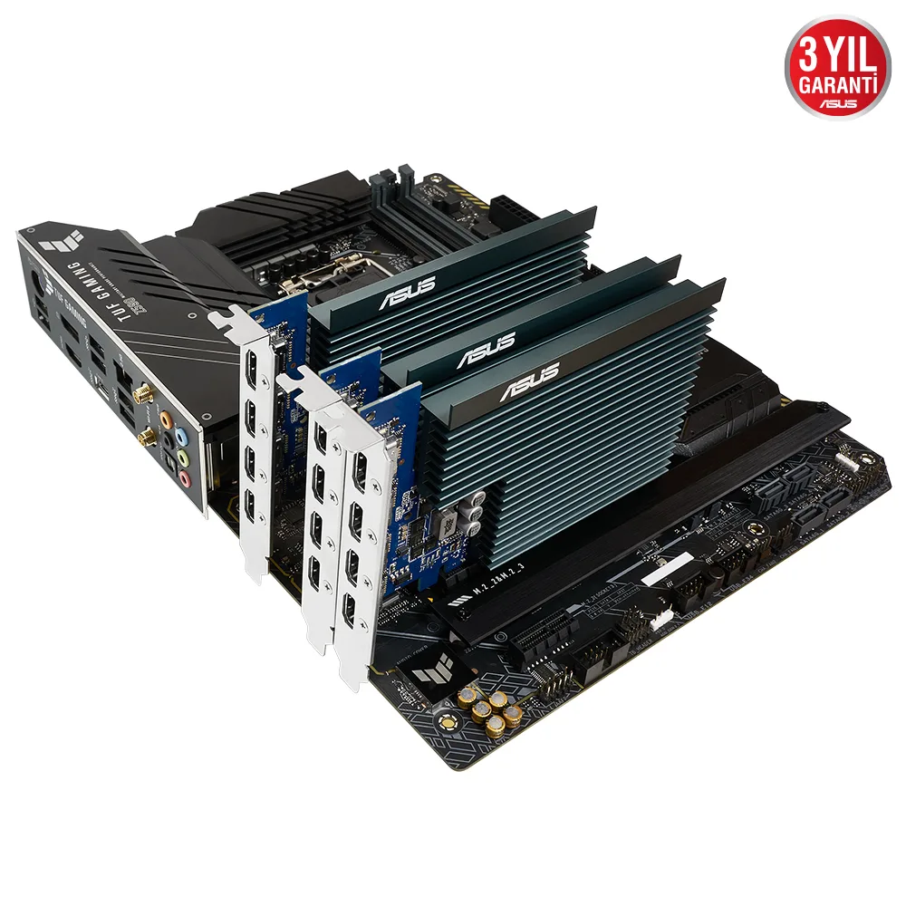 ASUS GT730 2GB 4H-SL-2GD5 GDDR5 64bit 4X HDMI PCIe 16X v2.0 Fansız görsel 2
