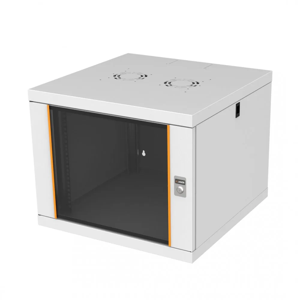 AGER 12U 600x600mm Duvar Tipi Beyaz Kabinet Agena Base AG-AF126060B1 Demonte