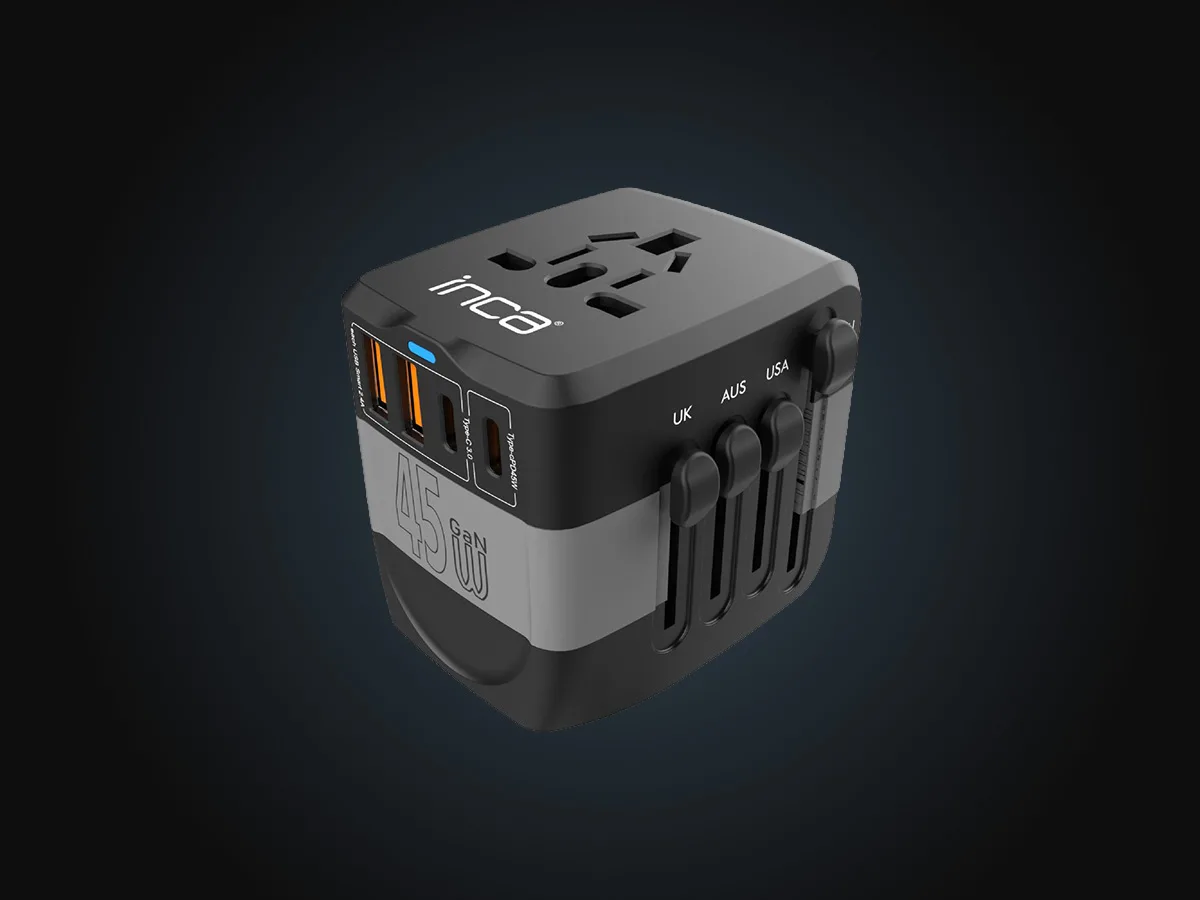INCA IPW-45SA UNIVERSAL Seyehat Adaptörü görsel 4