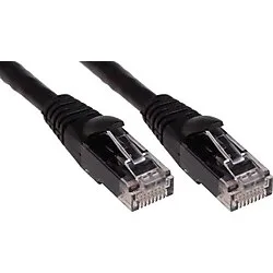 ODS 0.3m CAT6 Utp LSZH Saf Bakır Siyah Patch Kablo (10'lu Paket)