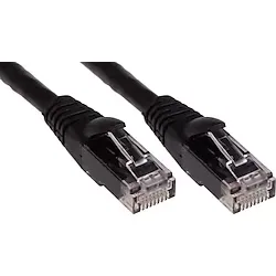 ODS 0.5metre CAT6 Utp LSZH Saf Bakır Siyah Patch Kablo (5'li paket)