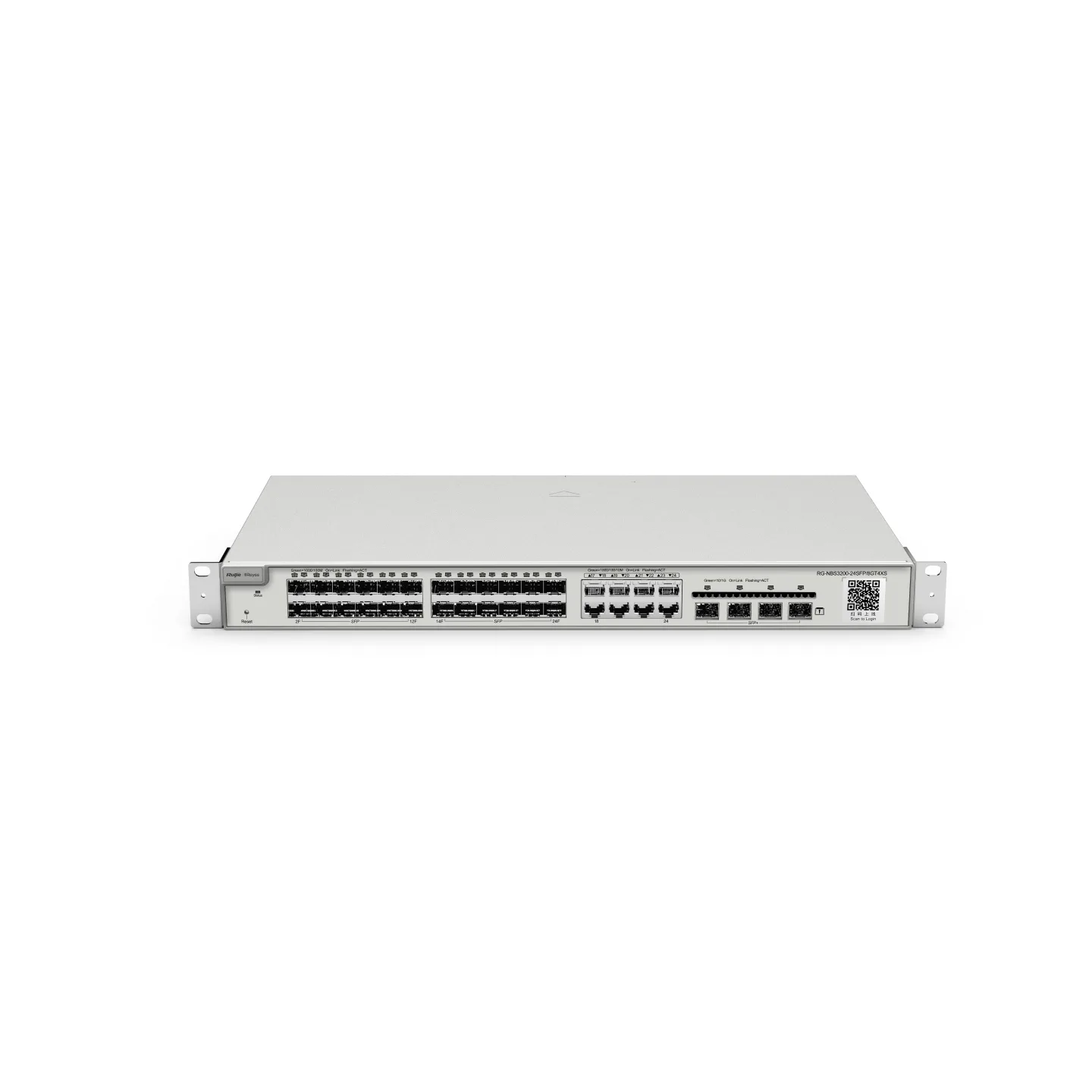 RUIJIE 24port GIGABIT 24X SFP / 4X 10GbE Yönetilebilir Switch RG-NBS3200-24SFP/8GT4XS görsel 5