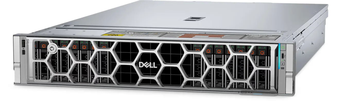 DELL POWEREDGE R770 XEON 2x6515P-64GB DDR5 RDIMM-2X480GB SSD-2x1100w Rack Sunucu