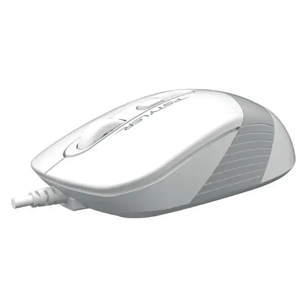 A4 TECH F1010 Kablolu USB Q Trk Beyaz Klavye - Mouse Set görsel 7