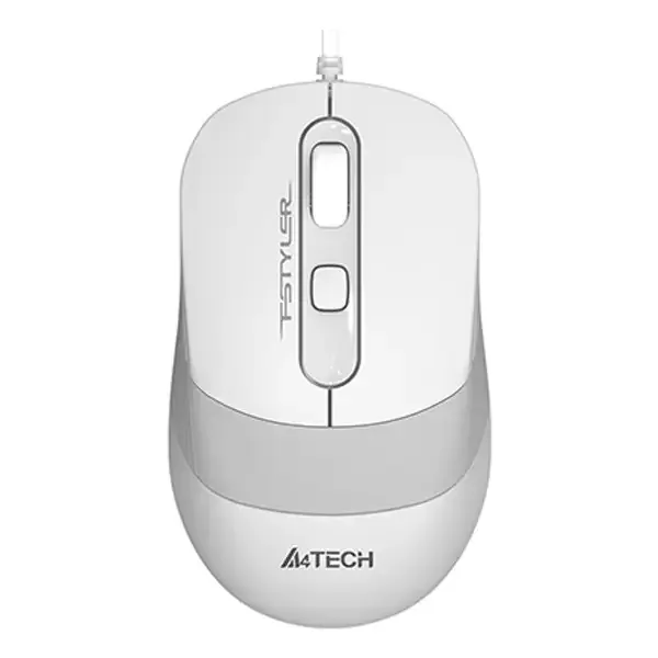A4 TECH F1010 Kablolu USB Q Trk Beyaz Klavye - Mouse Set görsel 5