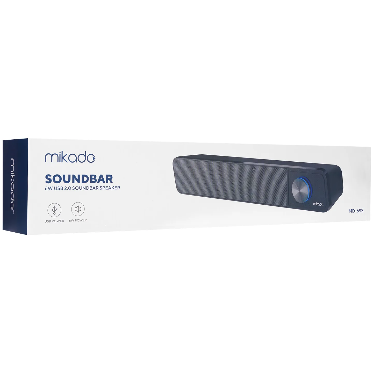 MIKADO MD-69S USB Siyah Soundbar Speaker görsel 5