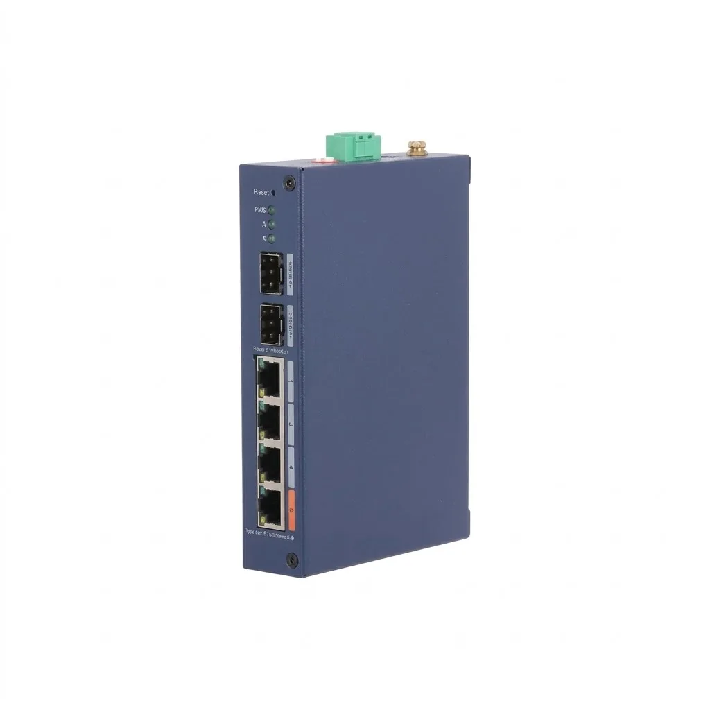 DAHUA 4port Poe 10/100 2xSFP Cloud Yönetilebilir Switch CHS4206-4ET-60 görsel 3