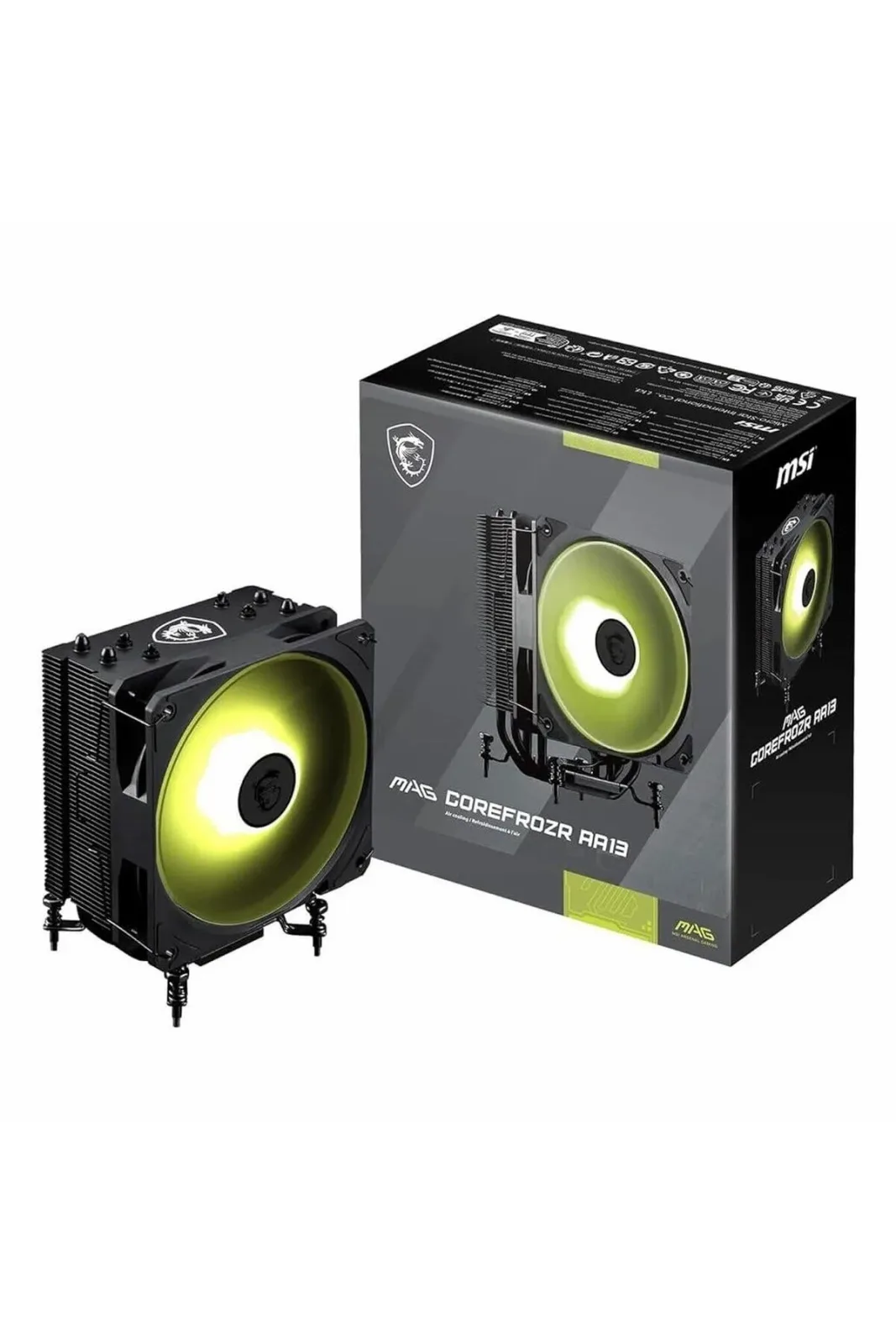 MSI 120mm MAG COREFROZR AA13 ARGB Hava Soğutmalı AM5-1851 İşlemci Fanı görsel 5