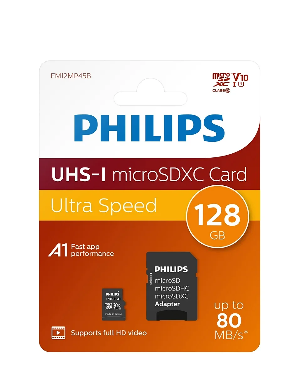 PHILIPS MicroSD 128GB FM12MP45B/00 Class10 Hafıza Kartı görsel 7
