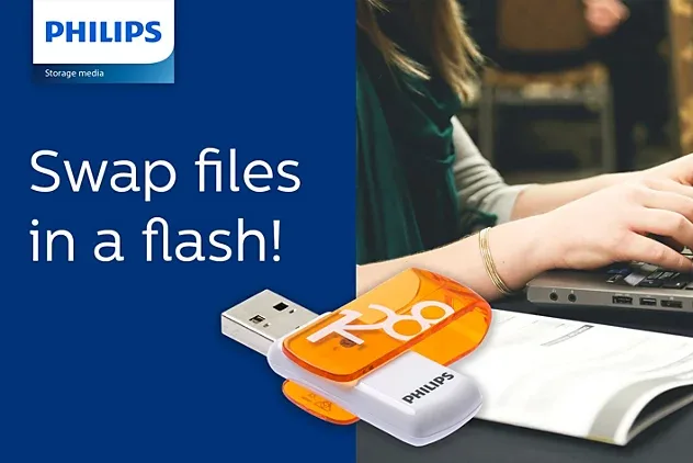 PHILIPS 128GB USB 2.0 Vivid FM12FD05B/00 Turuncu Taşınabilir Bellek görsel 6