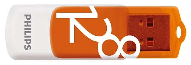 PHILIPS 128GB USB 2.0 Vivid FM12FD05B/00 Turuncu Taşınabilir Bellek görsel 8