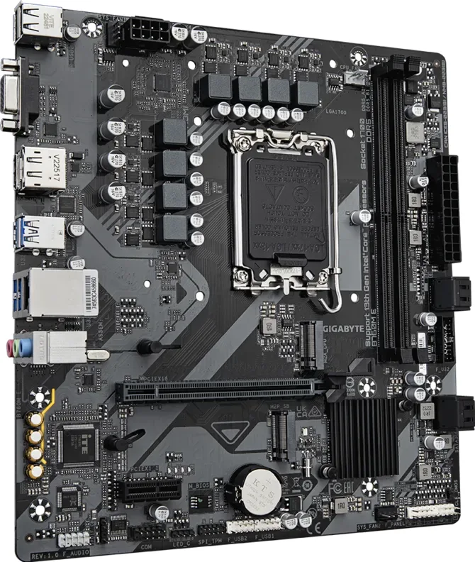 GIGABYTE B760M-E DDR5 HDMI VGA DP PCIe 4.0 16X 1700p Matx görsel 3