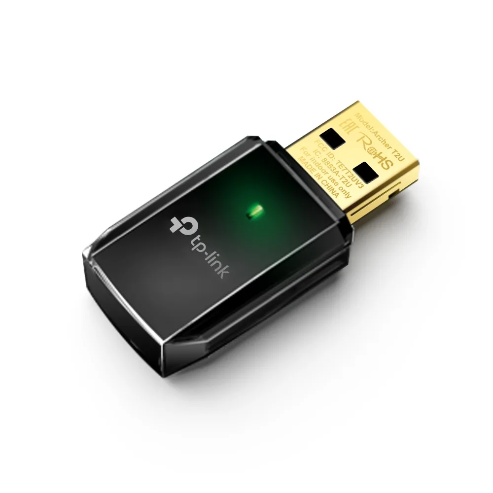 TP-LINK ARCHER T2U AC600 Dual Band USB Kablosuz Adaptör görsel 2