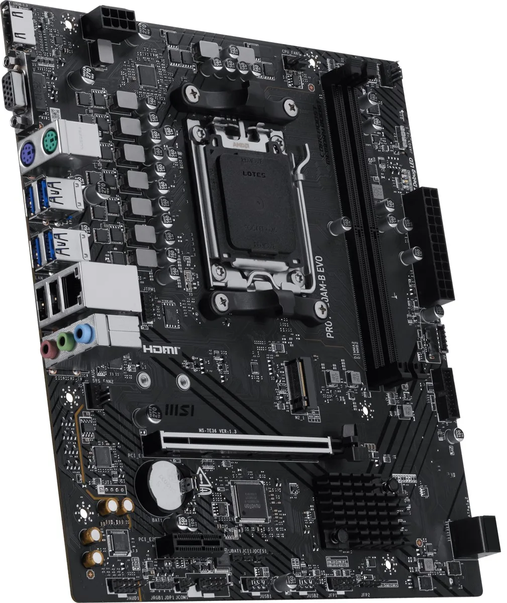 MSI Pro A620AM-B Evo DDR5 HDMI PCIE 4.0 AM5 Matx görsel 2