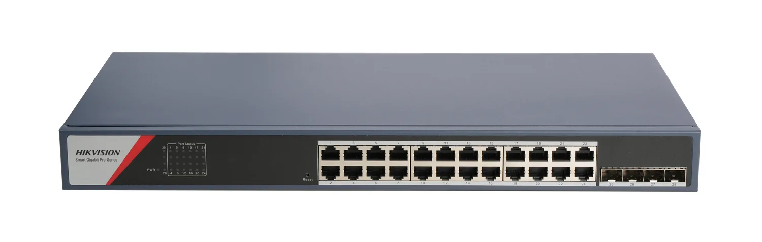 HIKVISION 24port 4-SFP Gigabit Yönetilebilir Switch DS-3E1528-SI-24T4F
