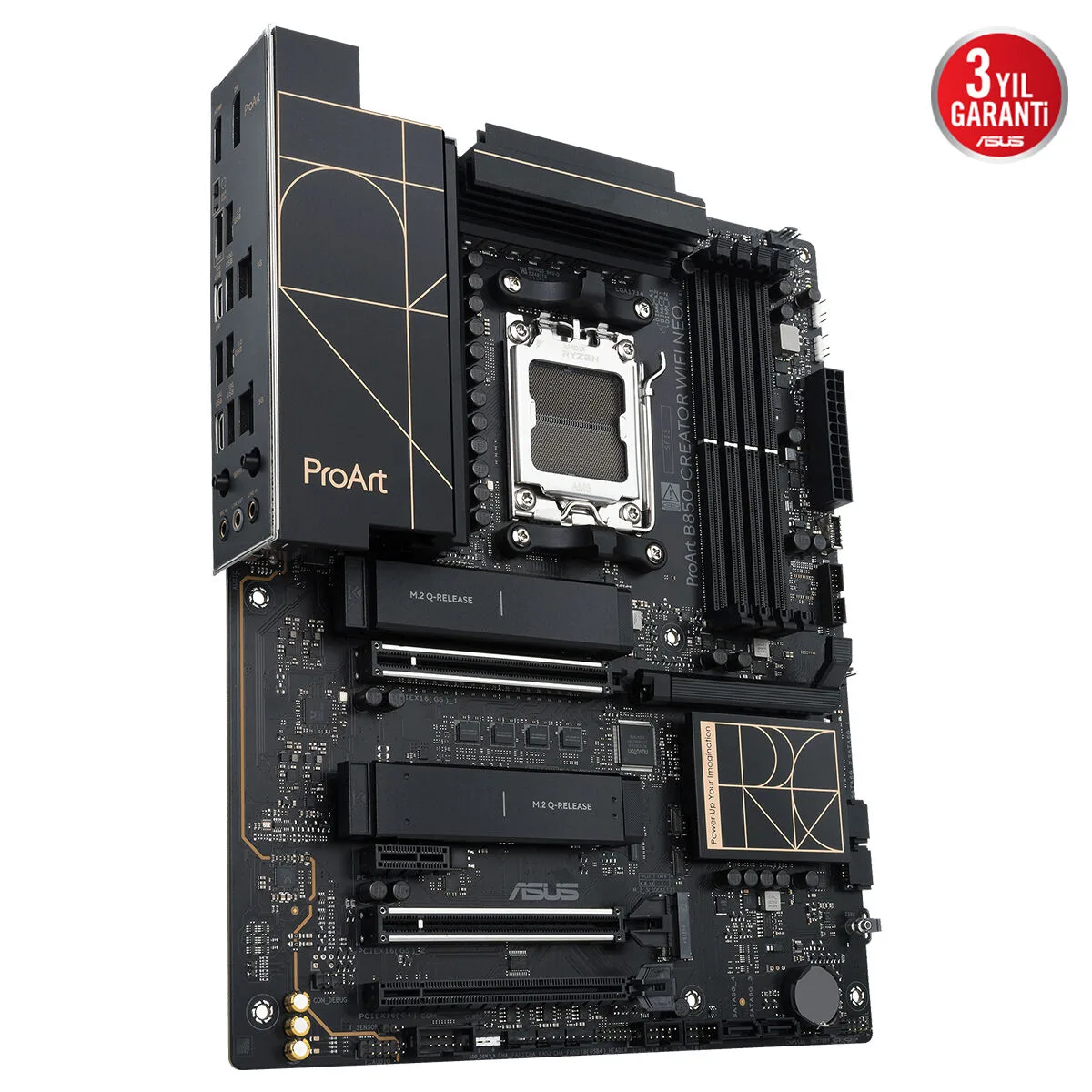 ASUS Proart B850-CREATOR WIFI Neo DDR5 HDMI DP PCI 5.0 AM5 ATX görsel 9