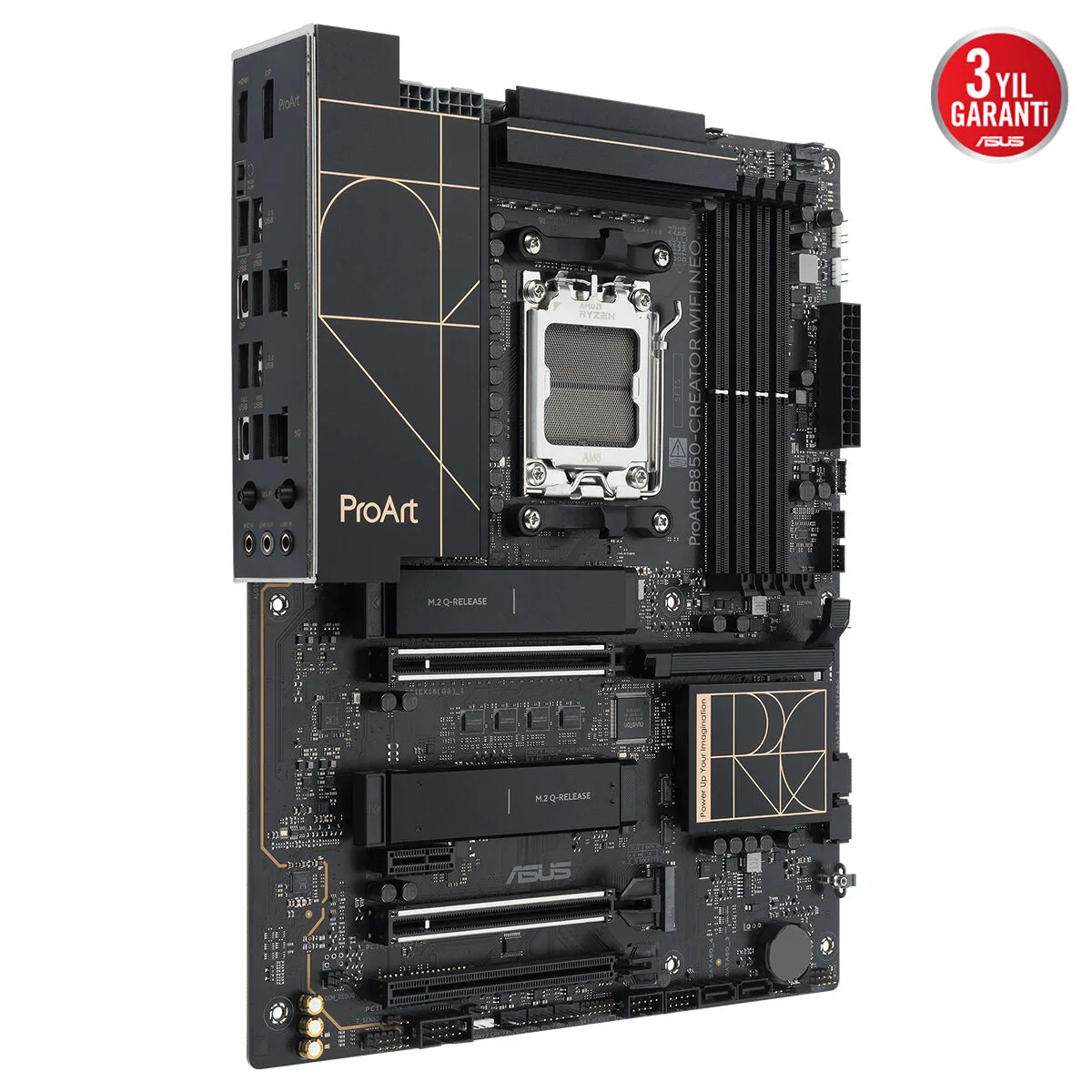ASUS Proart B850-CREATOR WIFI Neo DDR5 HDMI DP PCI 5.0 AM5 ATX görsel 10