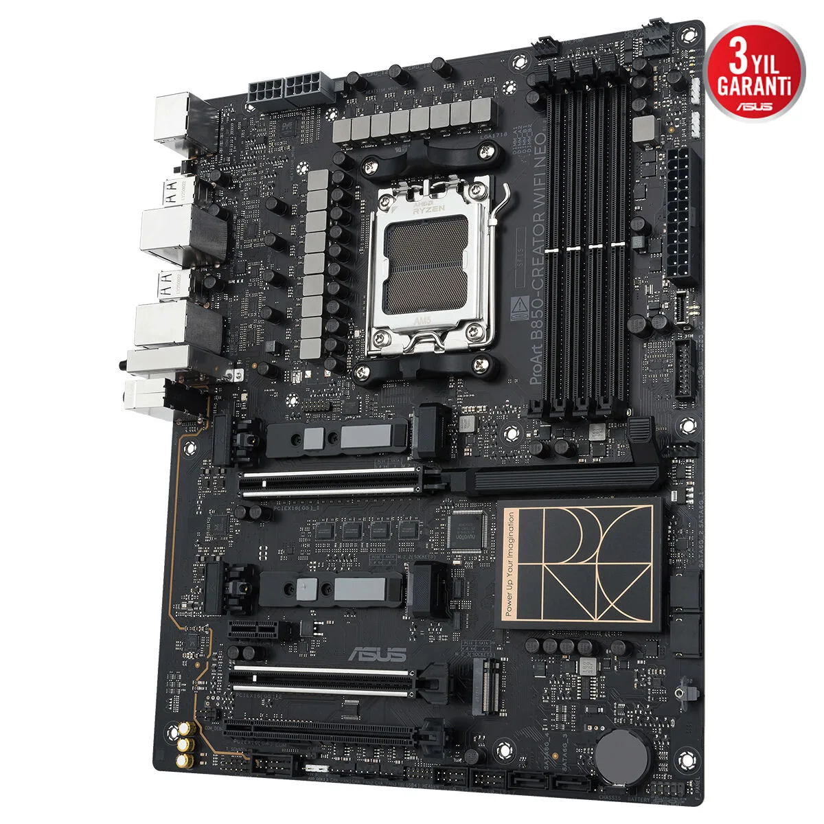 ASUS Proart B850-CREATOR WIFI Neo DDR5 HDMI DP PCI 5.0 AM5 ATX görsel 6
