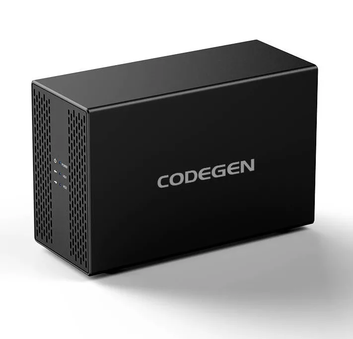 CODEGEN 2.5,3.5" USB 3.0 CDG-HDC-35DUO Sata Harddisk Kutusu görsel 3