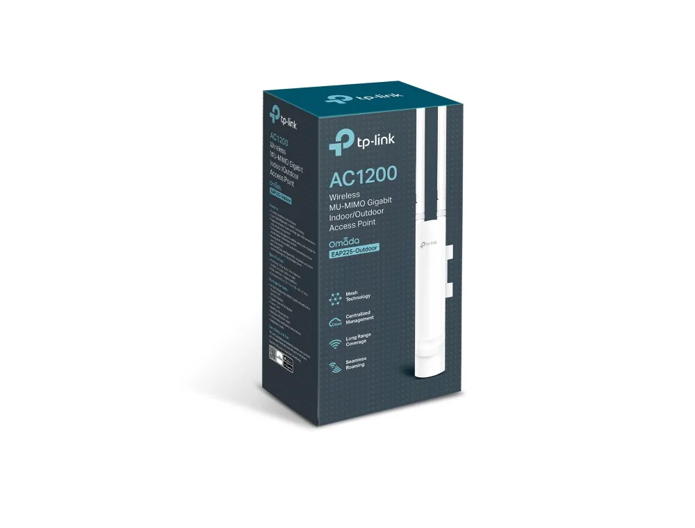 TP-LINK EAP225-Outdoor WIFI5 AC1200 Dual Band Harici Access Point görsel 2