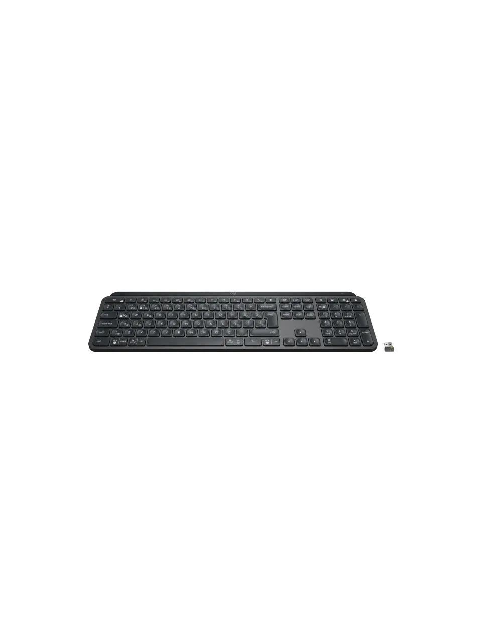 LOGITECH MX Keys Kablosuz Q Trk Siyah Klavye (920-010254) görsel 4