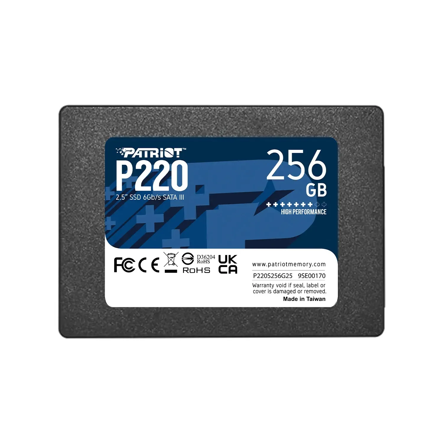 PATRIOT 256GB P220S256G25 550-490MB/s SSD SATA-3 Disk
