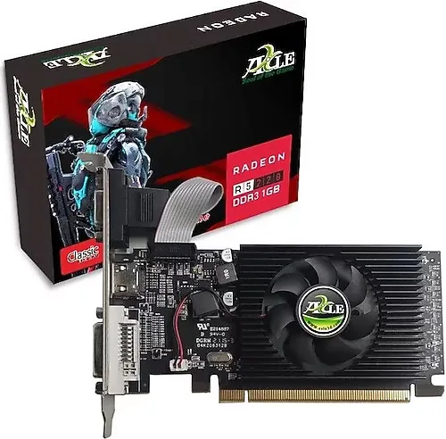 AXLE 1GB GDDR3 64Bit AX-R5 220/1GD3P4CDIL R5 220 Lp VGA/DVI/HDMI görsel 3