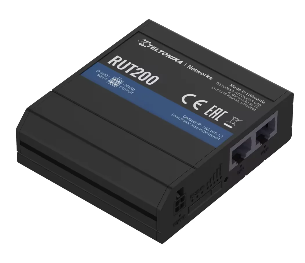 TELTONIKA RUT200 ESIM 2.4GHZ EV Ofis Tipi 4G/5G LTE Router görsel 4