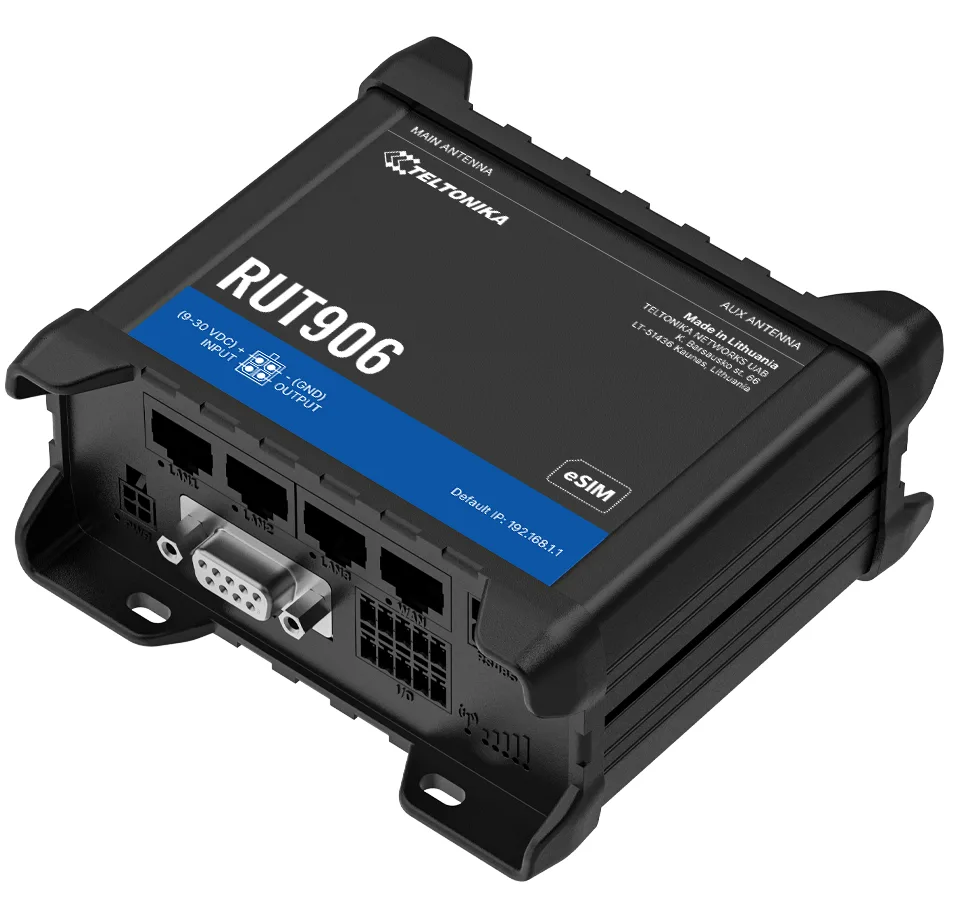TELTONIKA RUT906 2.4GHZ EV Ofis Tipi 4G/5G LTE Router görsel 3