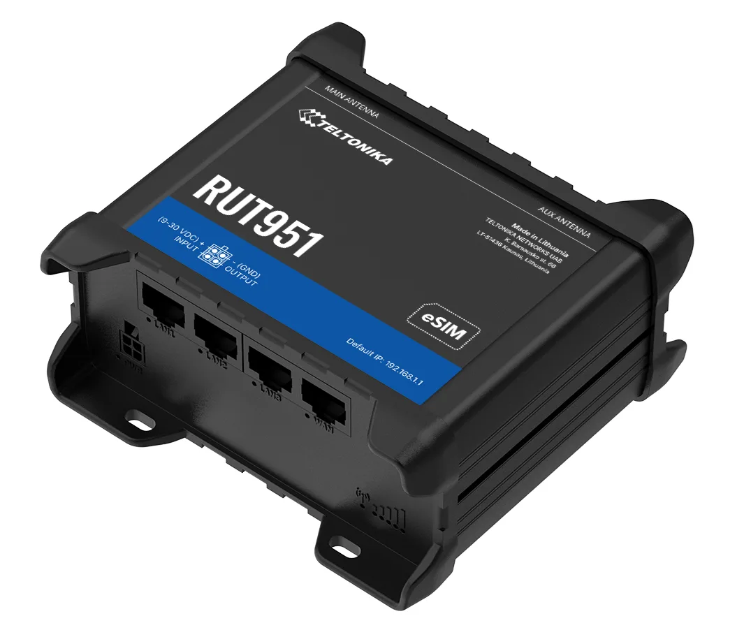 TELTONIKA RUT951 2.4ghz Ev Ofis Tipi 4G/5G LTE Router görsel 3