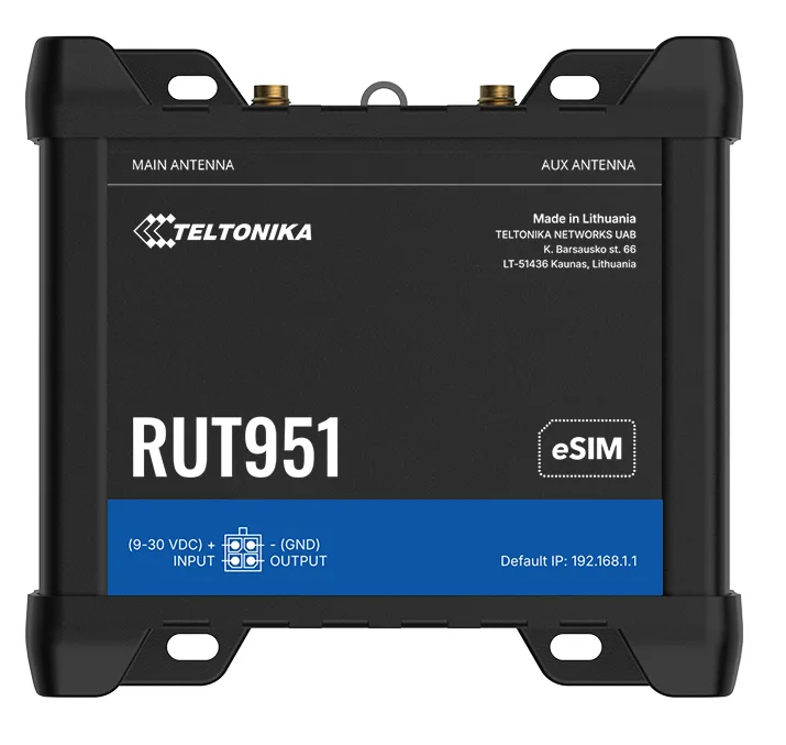 TELTONIKA RUT951 2.4ghz Ev Ofis Tipi 4G/5G LTE Router görsel 4