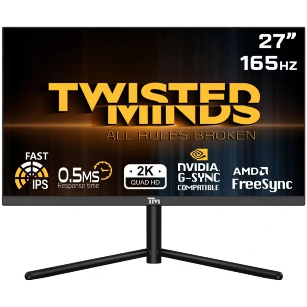 TWISTED 27" IPS TM27QHD165IPS 0.5ms 165Hz HDMI-DP Gaming Monitör (2560X1440) görsel 4