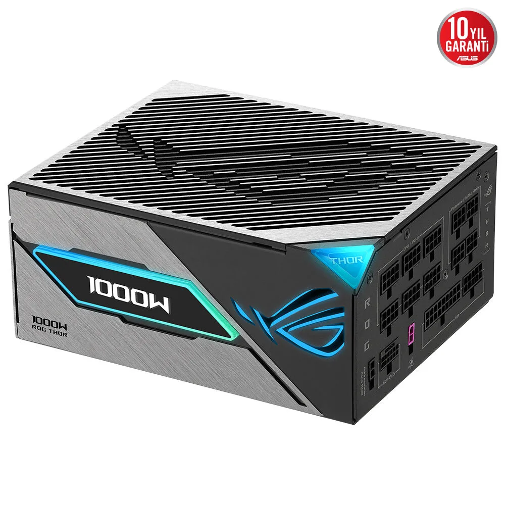 ASUS 1000w 80+ Platinum ROG THOR 1000P3 Tam Modüler Power Supply görsel 9