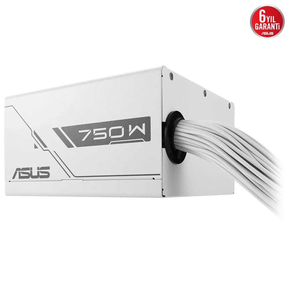 ASUS 750w 80+ Bronze PRIME 750B Power Supply Beyaz görsel 9