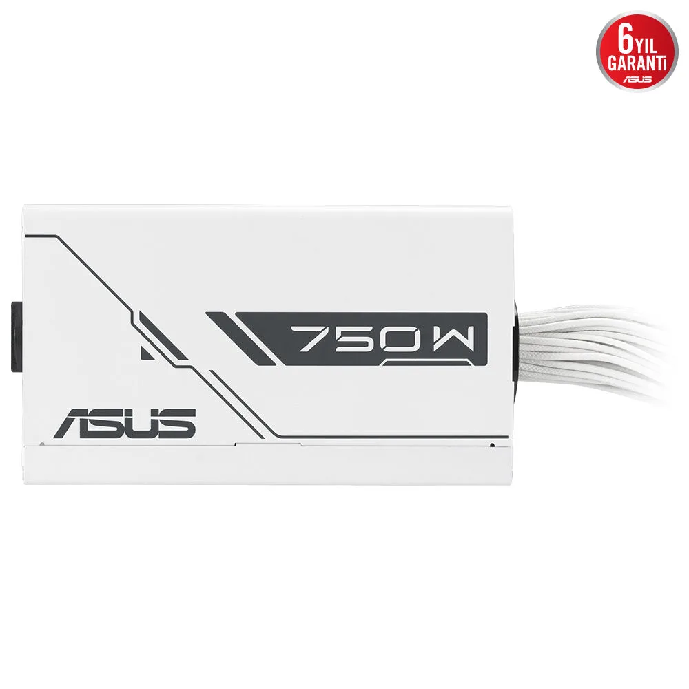 ASUS 750w 80+ Bronze PRIME 750B Power Supply Beyaz görsel 10