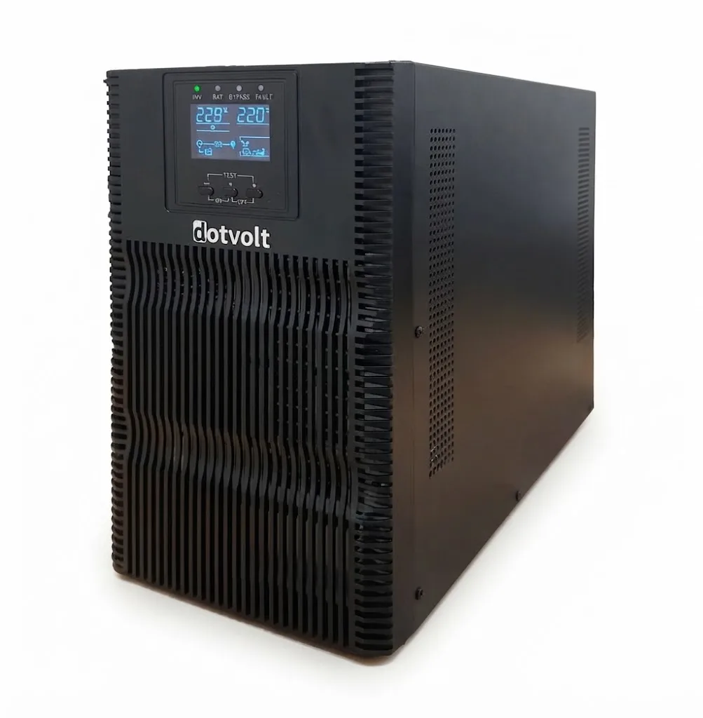 DOTVOLT 3kva MN3KVA PLUS 1/1F Online Ups 12v 9amper görsel 2