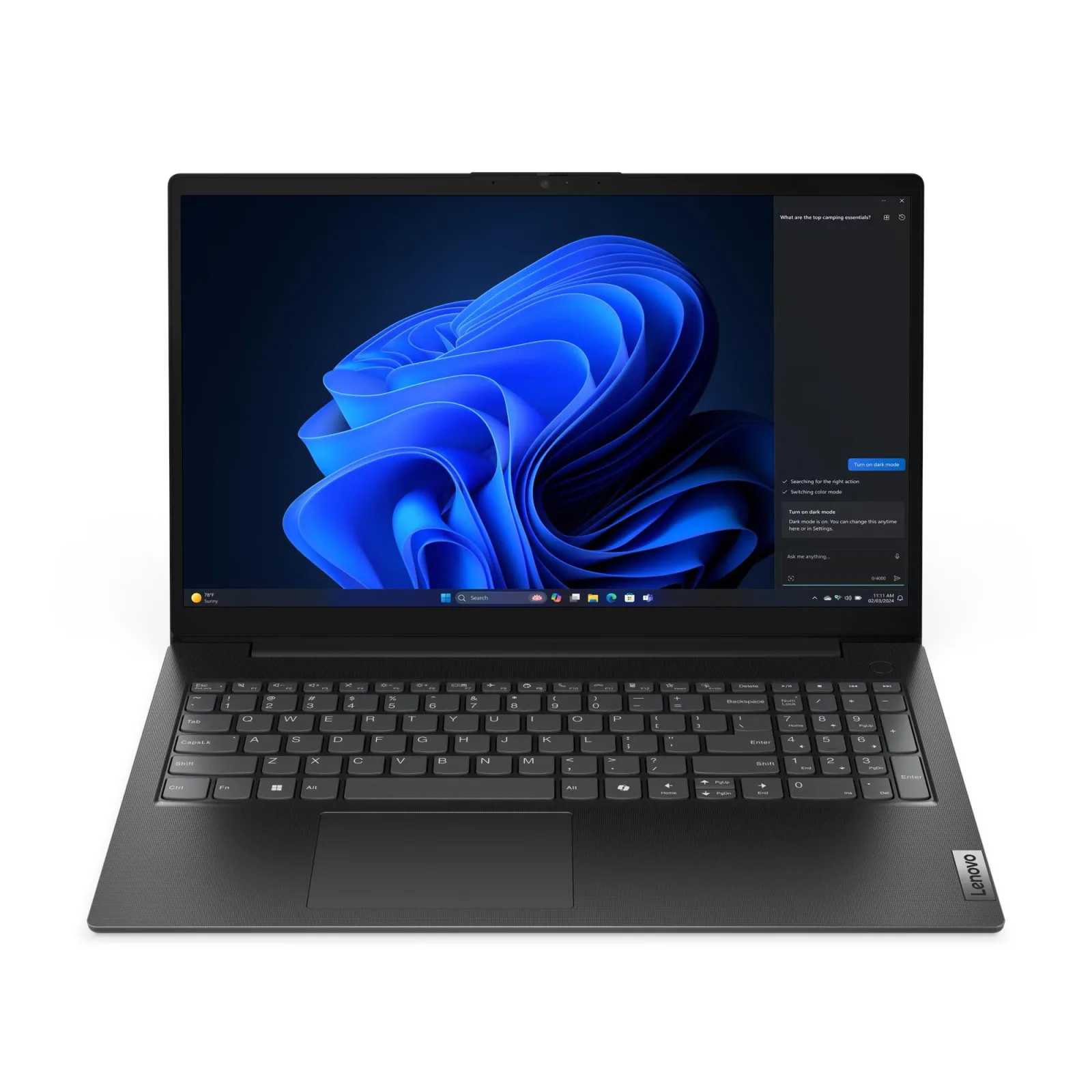 LENOVO 15.6" Core İ5 13420H - 8GB DDR5 - 512GB M2 NVME Fdos / V15 G5 Irl 83GW007YTX görsel 9