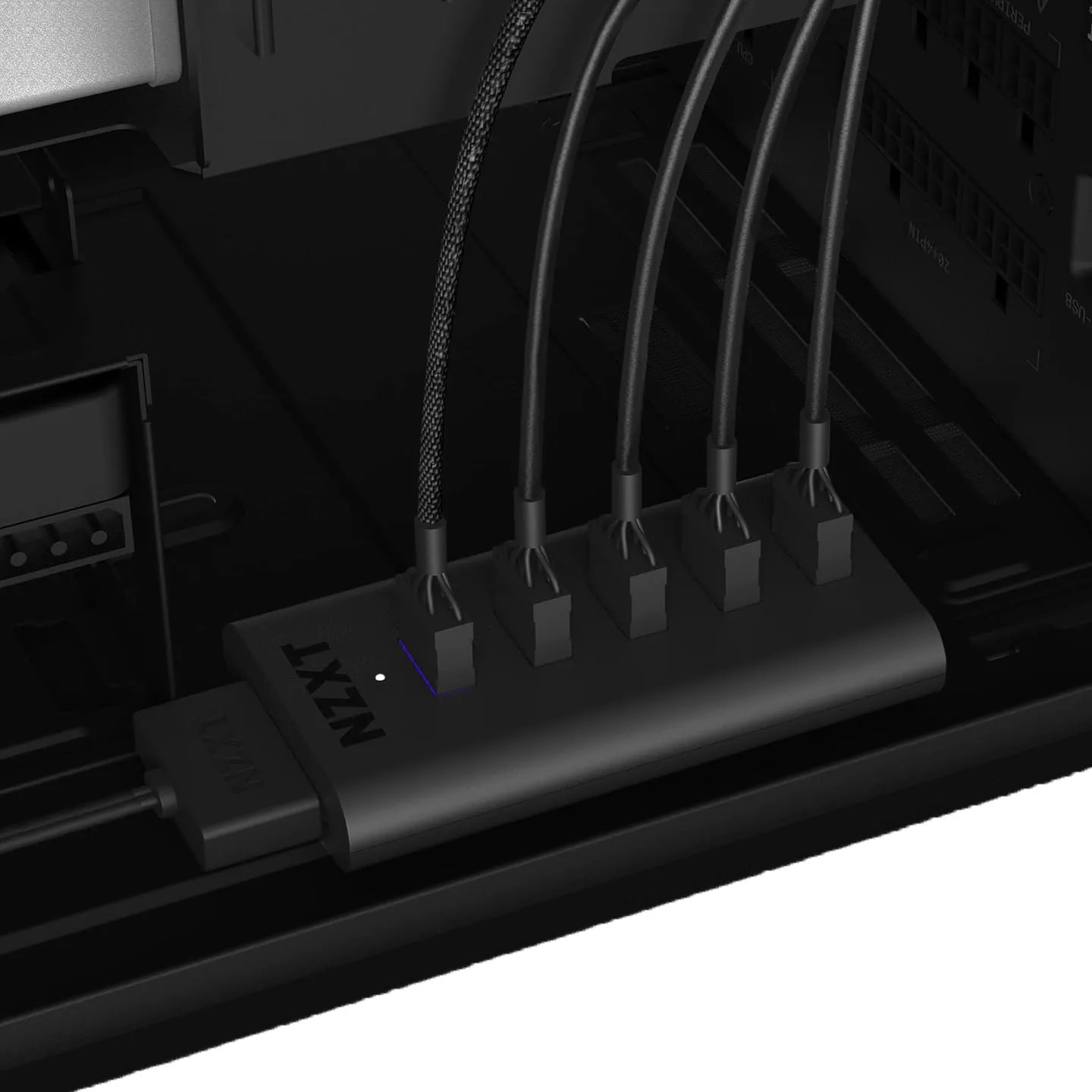 NZXT 4port AC-IUSBH-M3 Dahili Siyah Usb 2.0 Hub görsel 6
